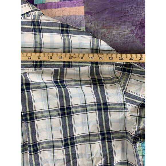 Roper Men’s 2XL Button down Shirt Western Long Sleeve Plaid cowboy Embroidered - Picture 7 of 8